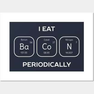 Bacon Science T-Shirt Posters and Art